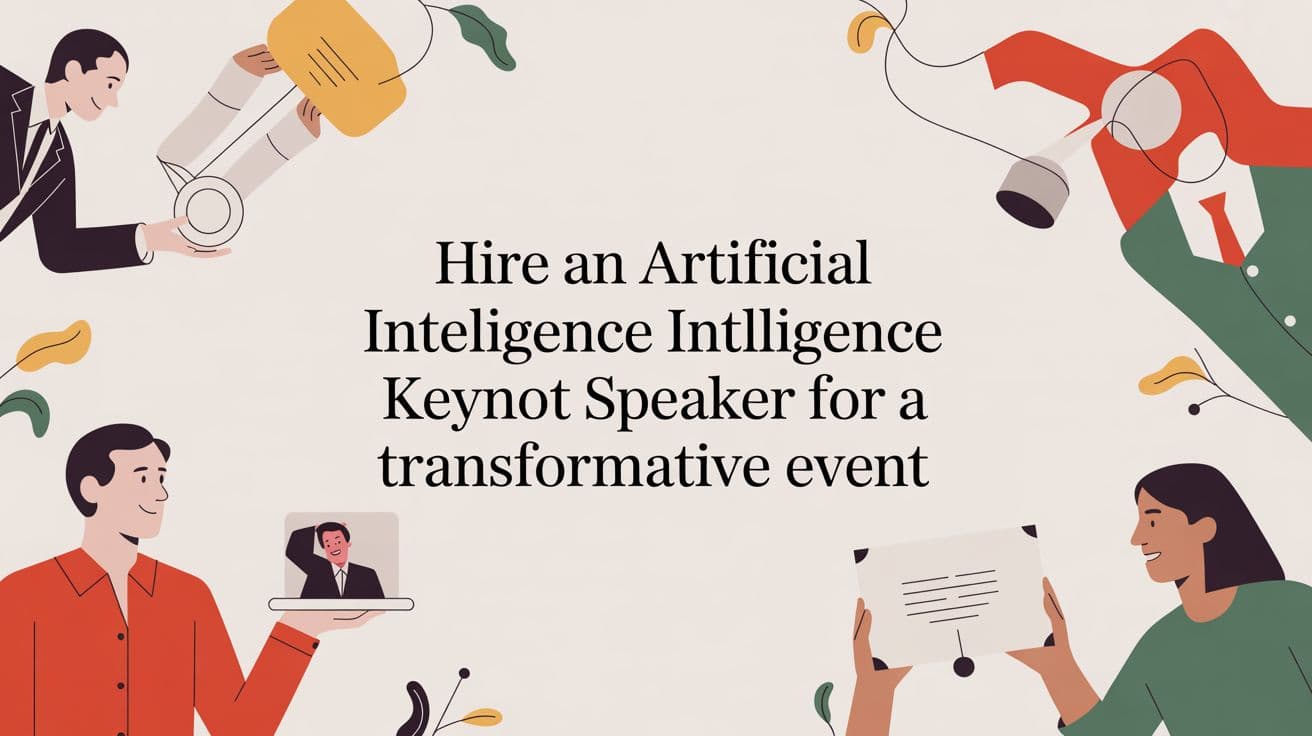 Hire an artificial intelligence keynote speaker for a transformative event