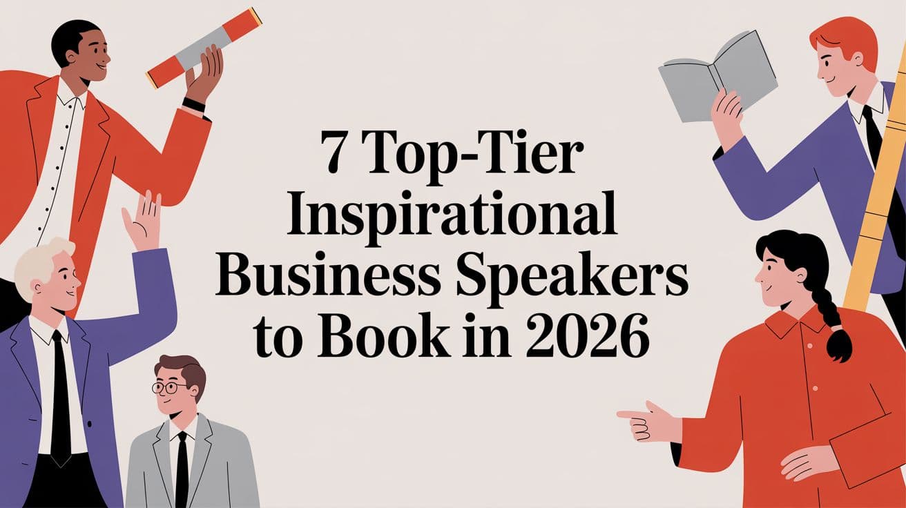 7 Top-Tier Inspirational Business Speakers To Book In 2026