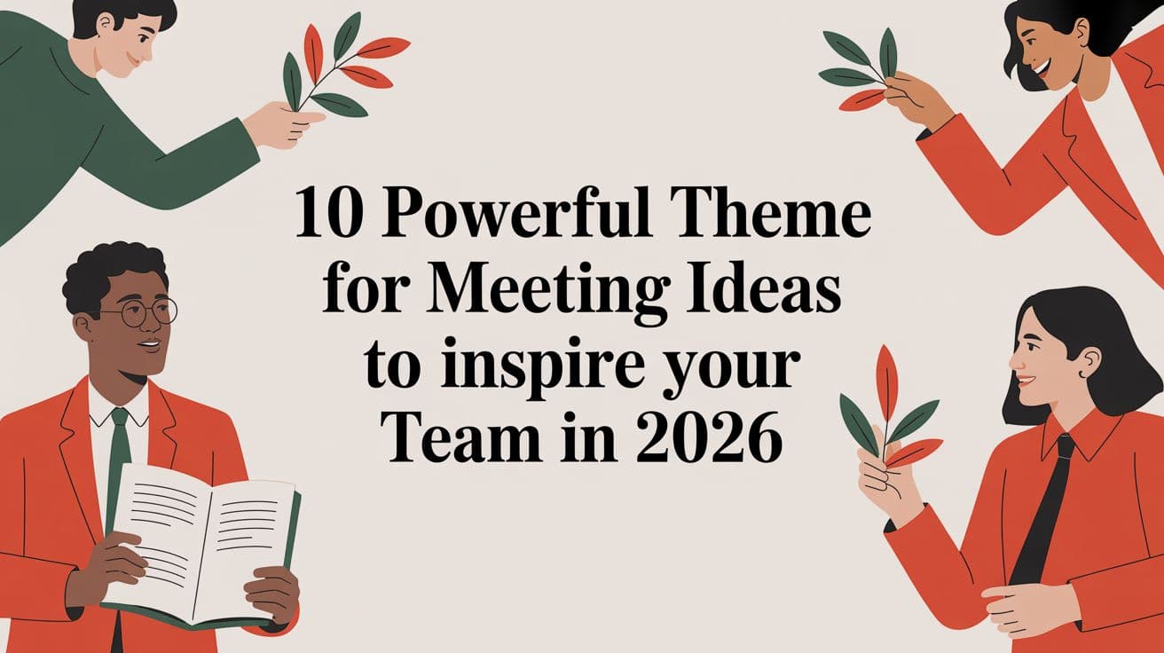 10 Powerful Themes for Meeting Ideas to Inspire Your Team in 2026
