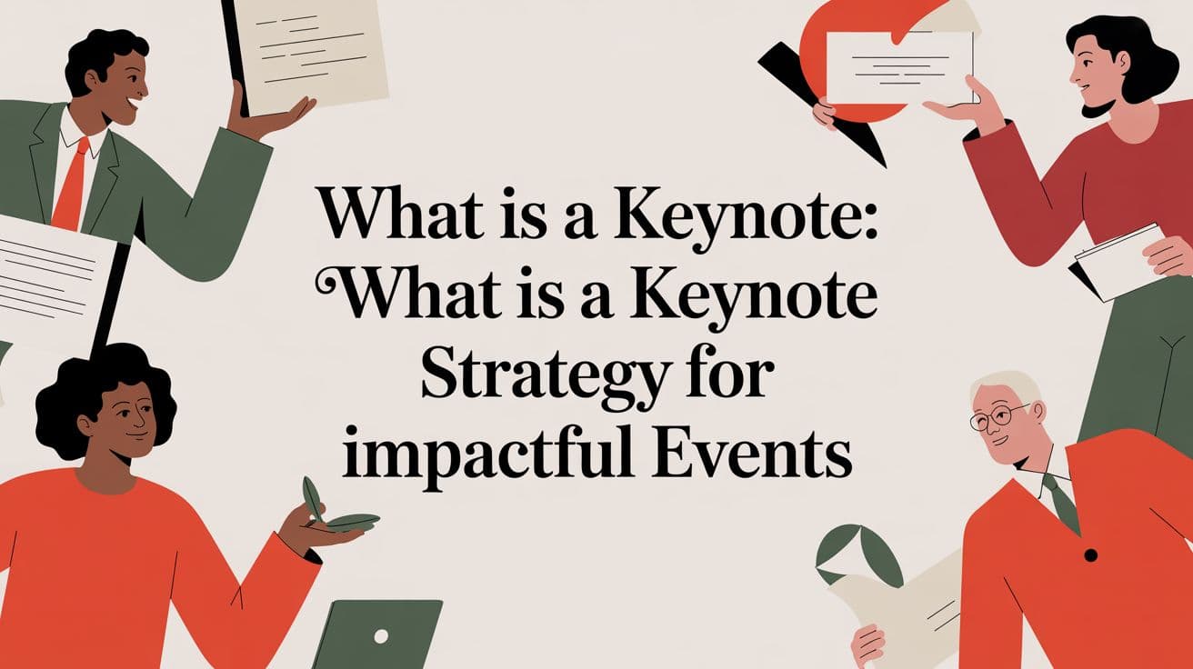What Is a Keynote: A Keynote Strategy for Impactful Events