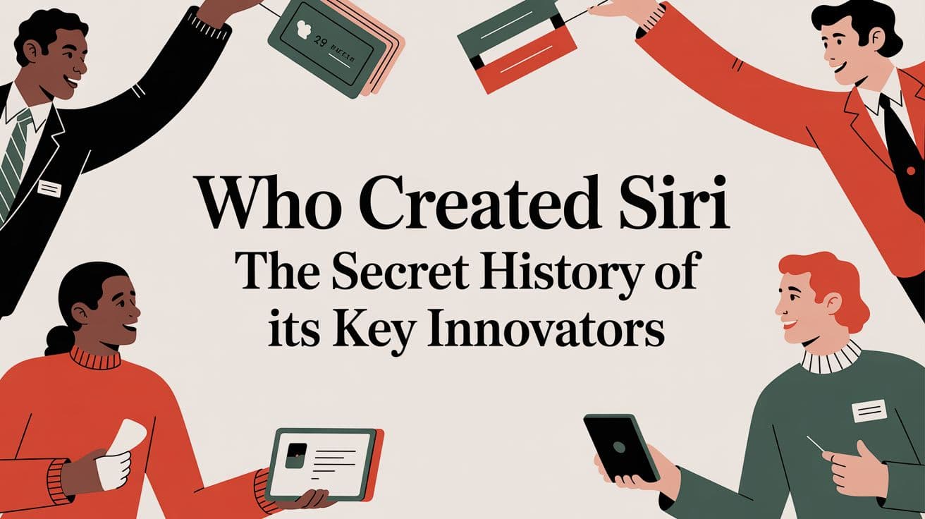 Who Created Siri the Secret History of Its Key Innovators