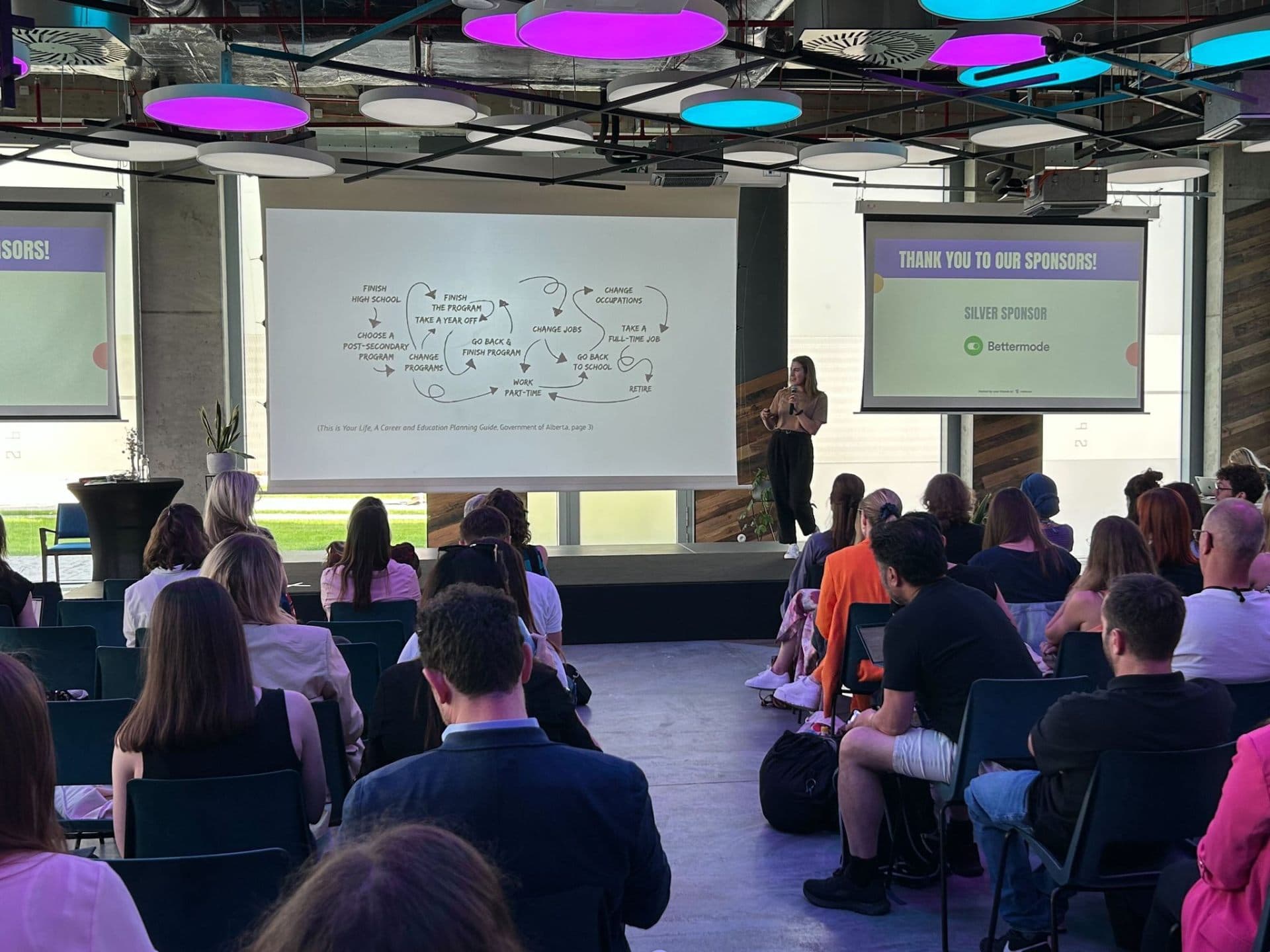 Milly Tamati leading a workshop